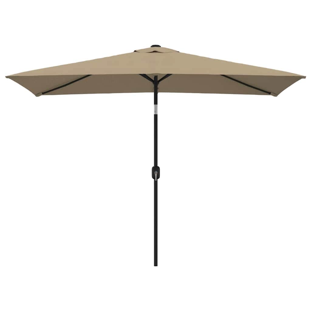 Outdoor Parasol with Metal Pole Taupe - Simple deals