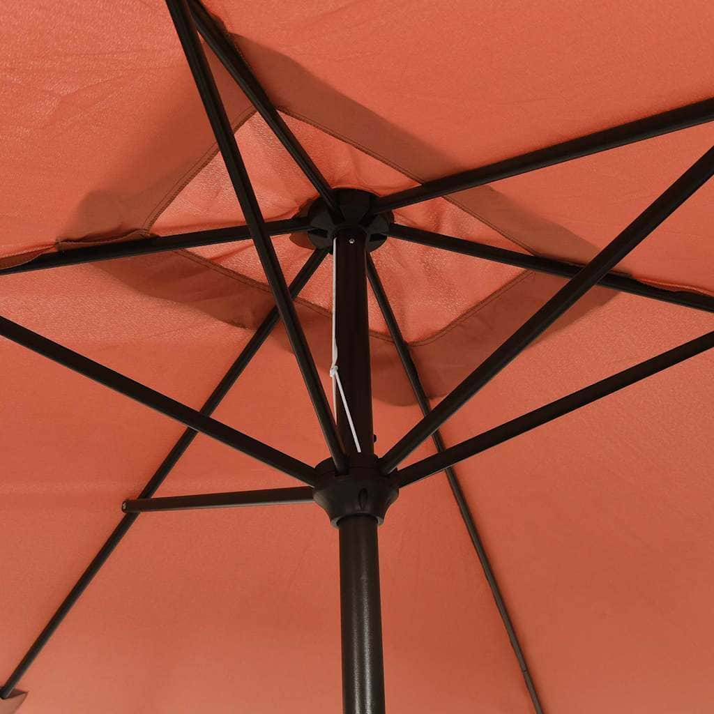 Outdoor Parasol with Metal Pole Terracotta - Simple deals