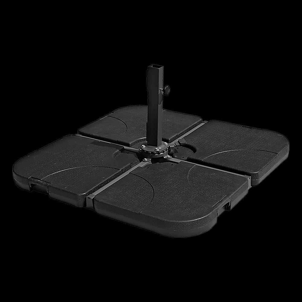 Outdoor Patio 4-Piece Cantilever Offset Umbrella Base | Umbrellas & Sunshades - photo 14