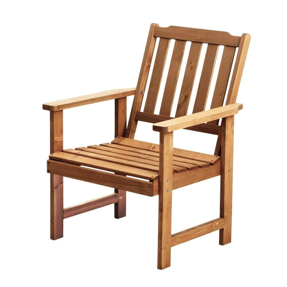 Outdoor Patio Set Solid Wood Chair&Table 3PC & 5PC