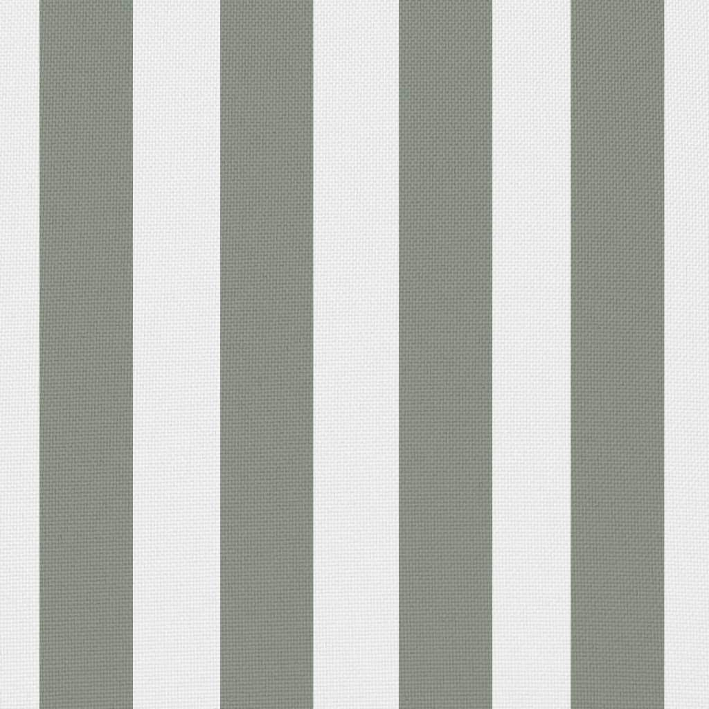 Outdoor Pillows 2 pcs Stripe Print Grey
