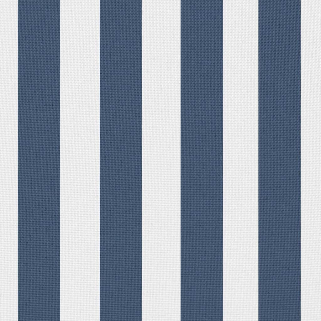 Outdoor Pillows 2 pcs Stripe Print Navy