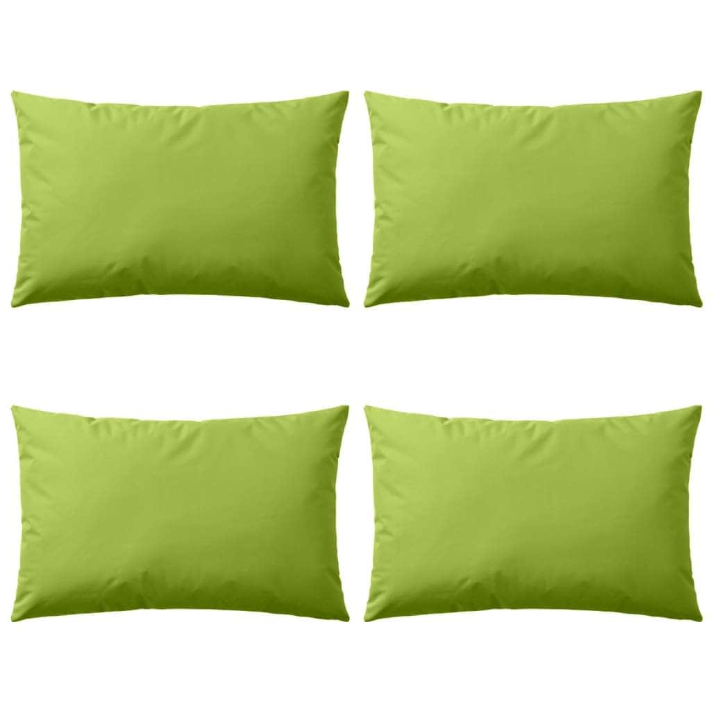 Outdoor Pillows 4 pcs Apple Green