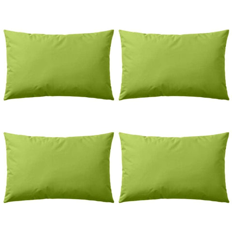 Outdoor Pillows 4 pcs Apple Green