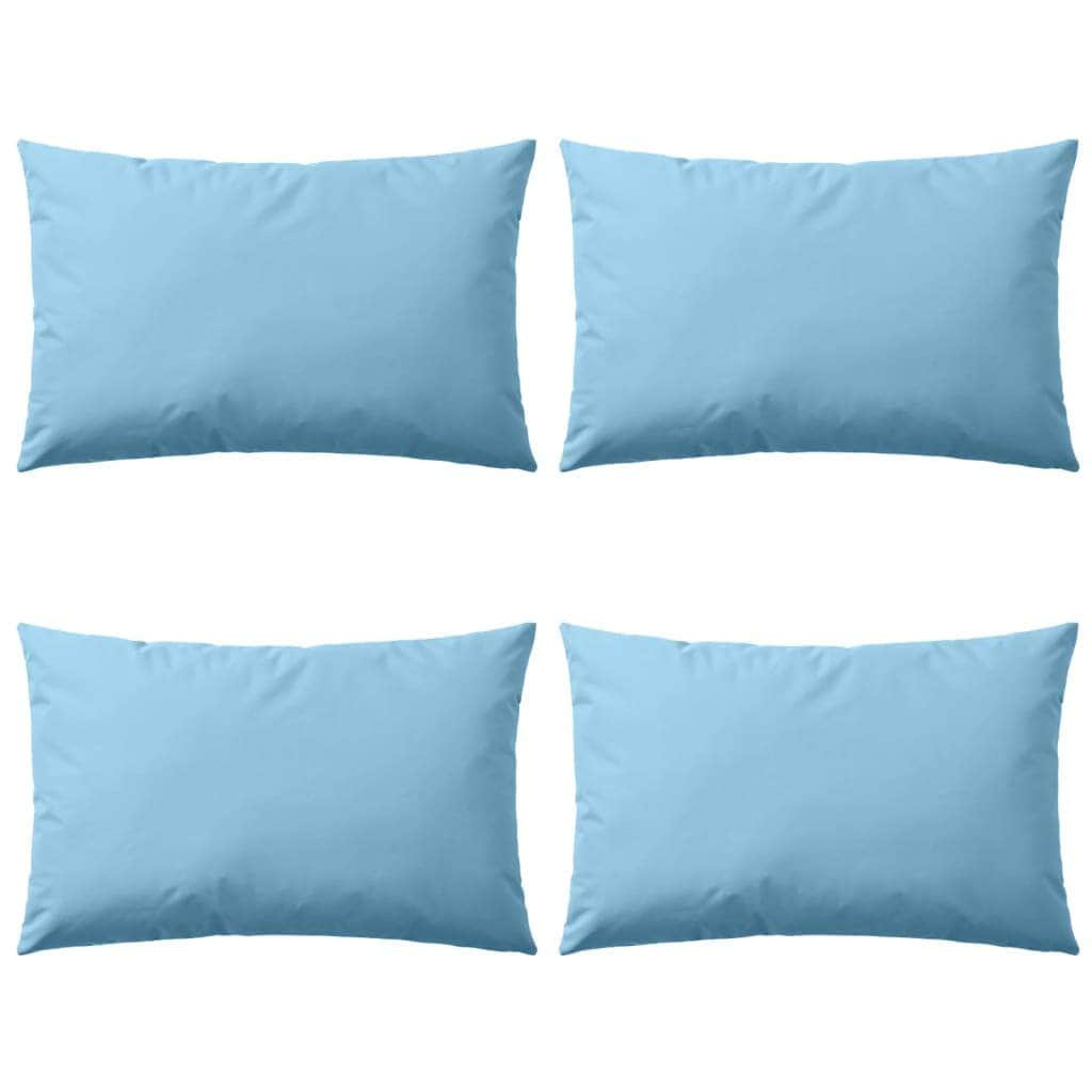 Outdoor Pillows 4 pcs (Light Blue)