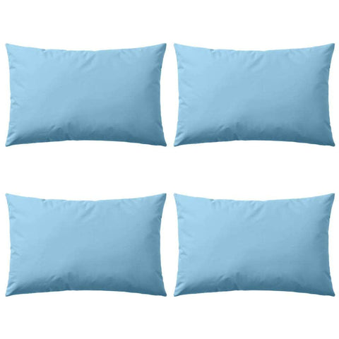 Outdoor Pillows 4 pcs (Light Blue)