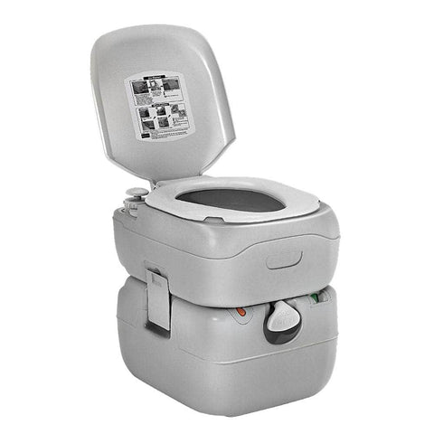 22L Portable Camping Toilet Flush Potty Boating