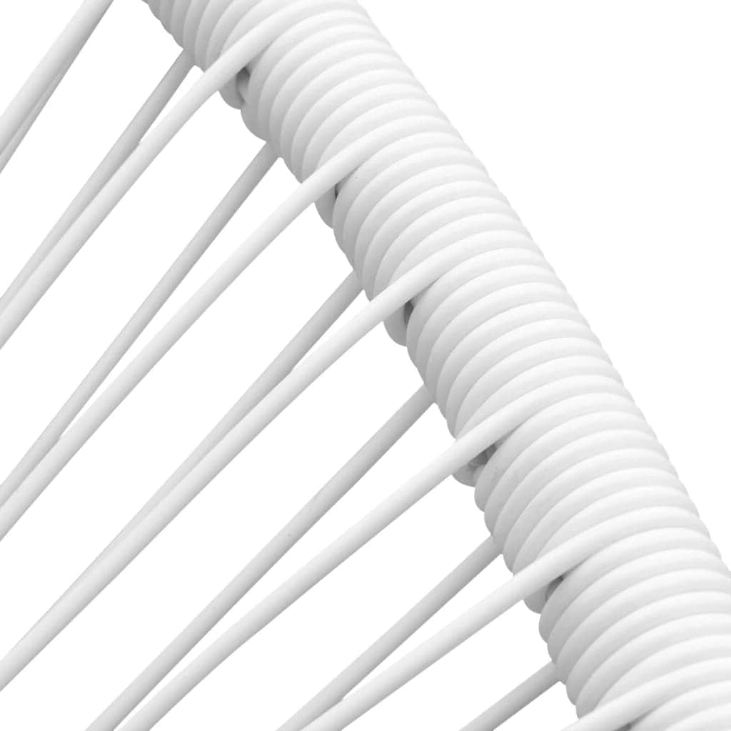 Outdoor Rocking Chair White Poly Rattan - Simple deals