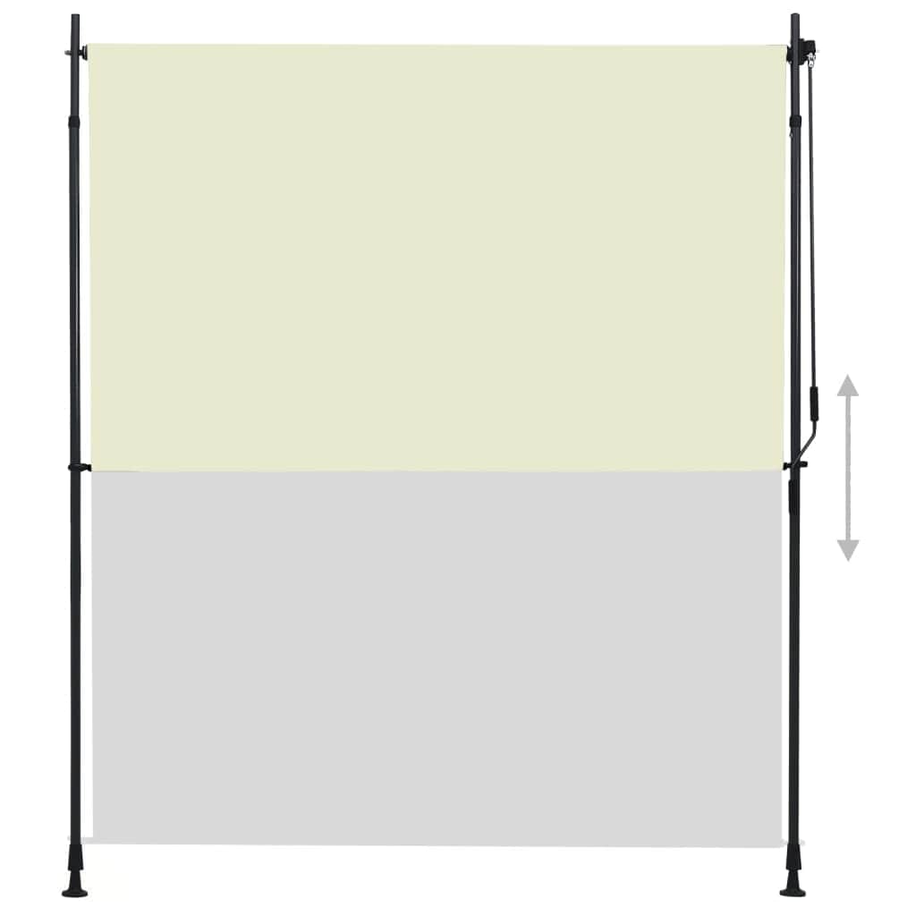 Outdoor Roller Blind Cream