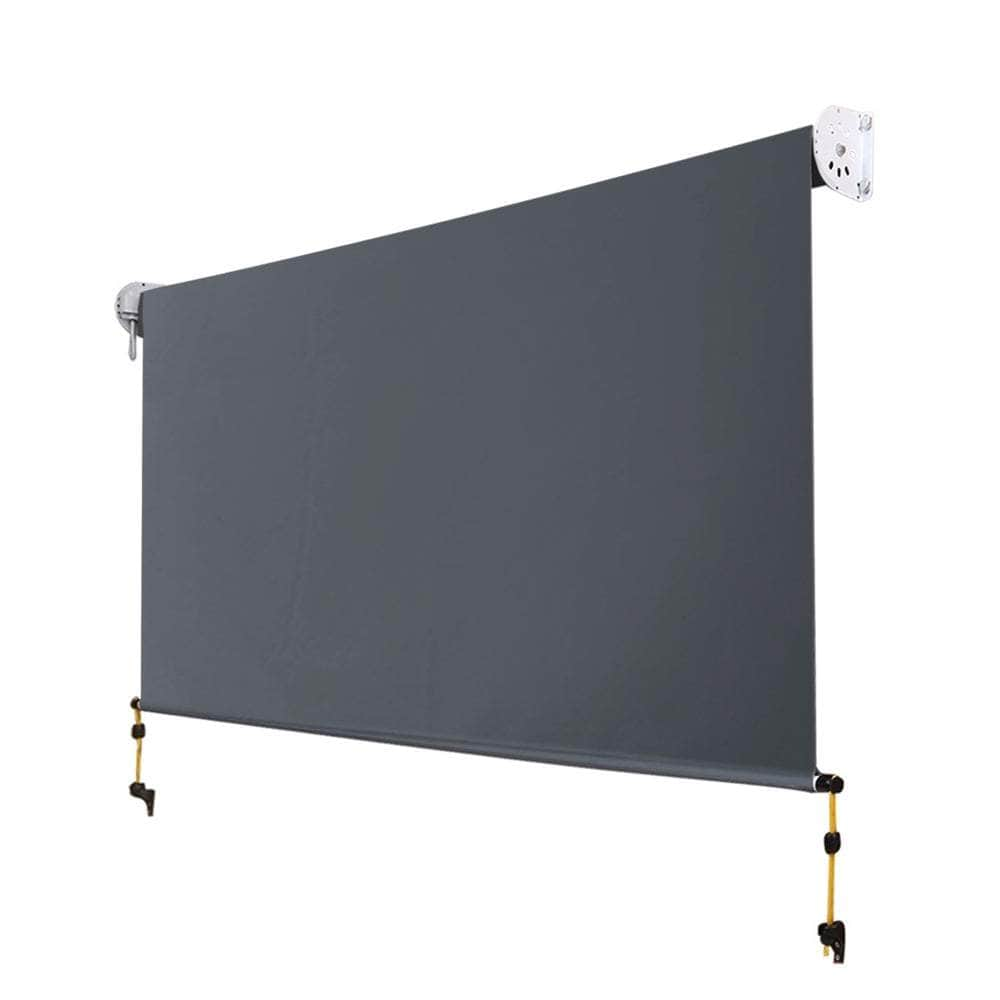 Outdoor Roller Blinds Roll Down Shade Retractable Window 2.1X2.5M