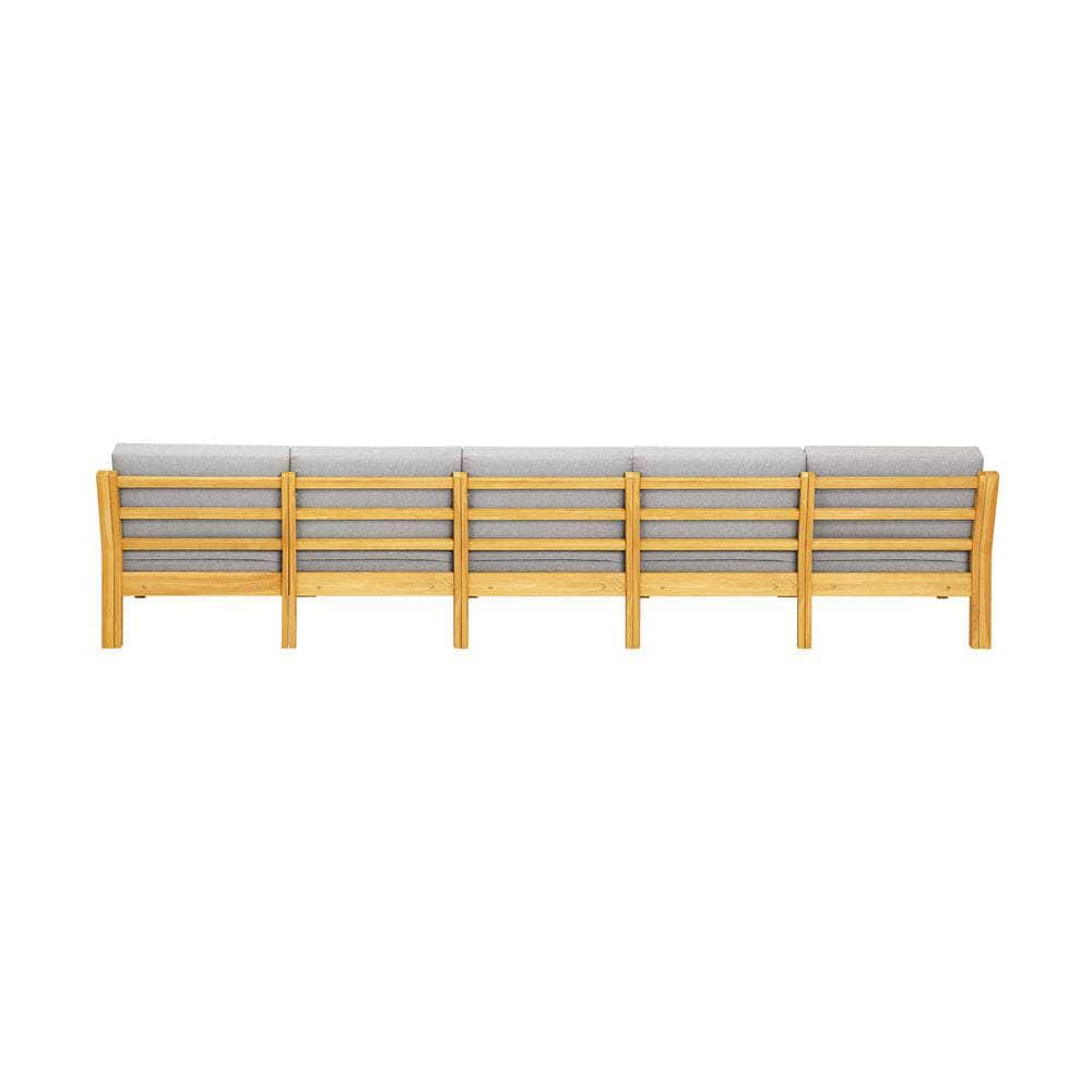 Outdoor Sofa Set Wooden Patio Set 7-Piece