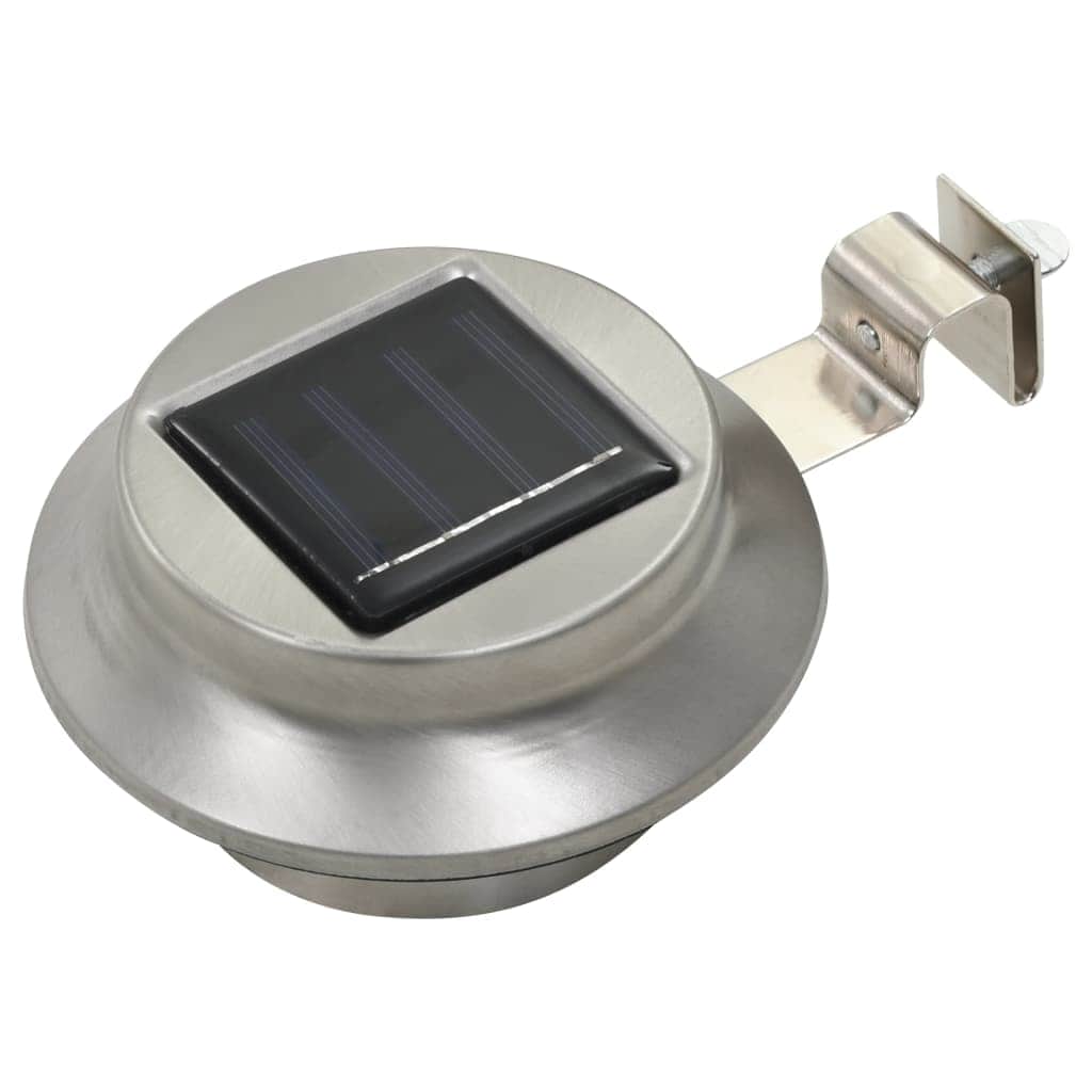 Outdoor Solar Lamps 6 pcs LED Round 12 cm White - Simple deals