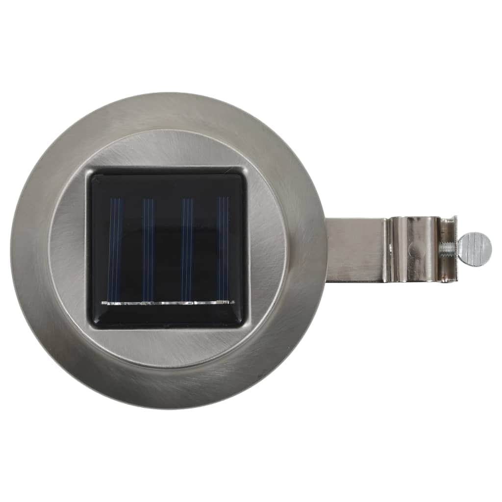 Outdoor Solar Lamps 6 pcs LED Round 12 cm White - Simple deals
