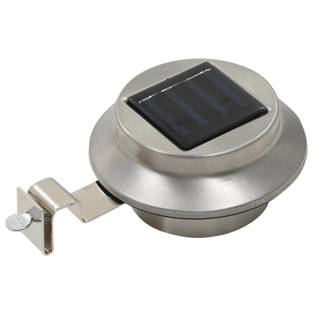 Outdoor Solar Lamps 6 pcs LED Round 12 cm White - Simple deals