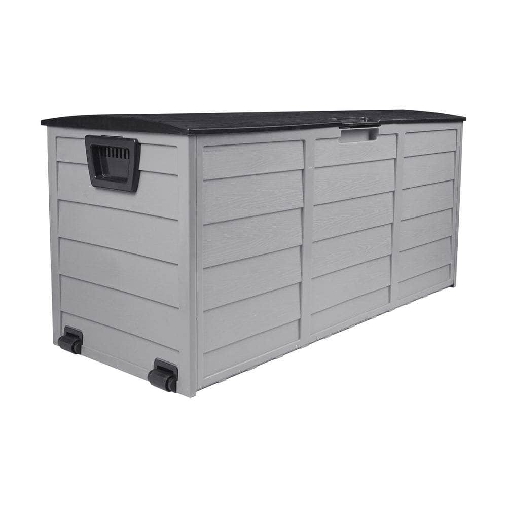 Outdoor Storage Box Cabinet Container Garden Chest Deck Tool Lockable 290L