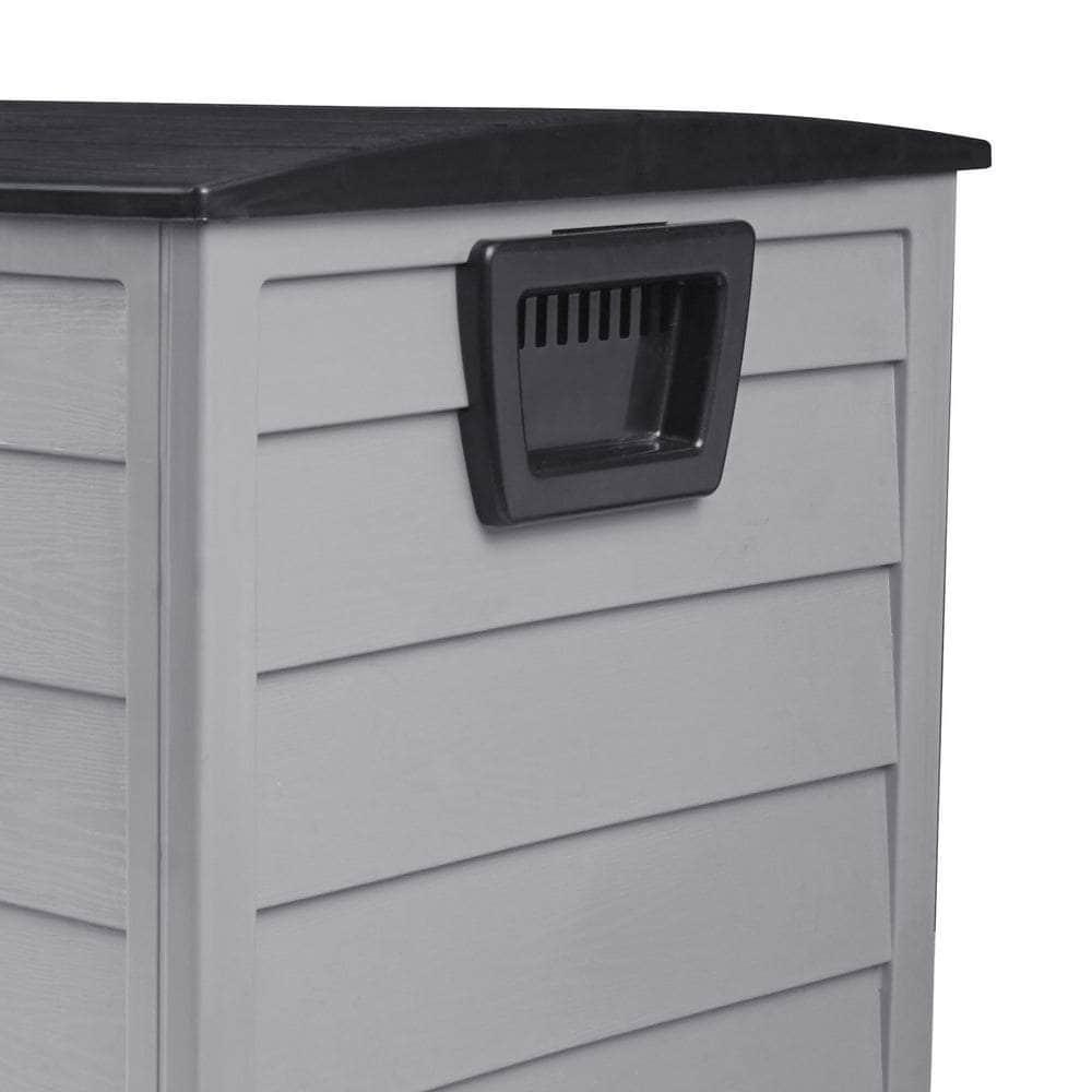 Outdoor Storage Box Cabinet Container Garden Chest Deck Tool Lockable 290L