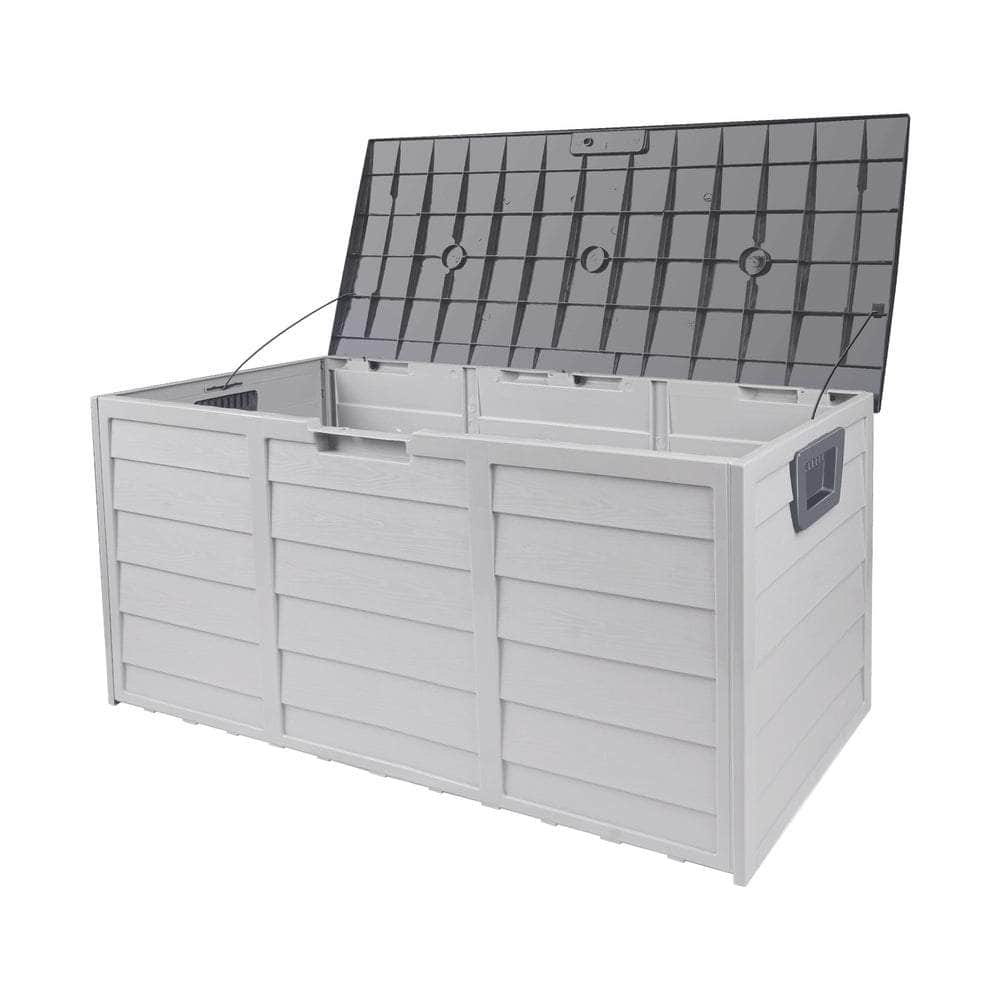 Outdoor Storage Box Cabinet Container Garden Chest Deck Tool Lockable 290L