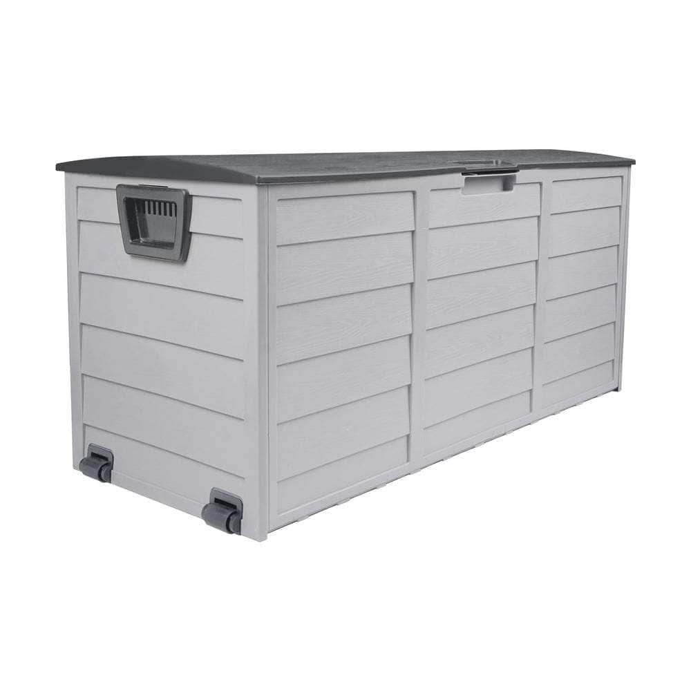 Outdoor Storage Box Cabinet Container Garden Chest Deck Tool Lockable 290L