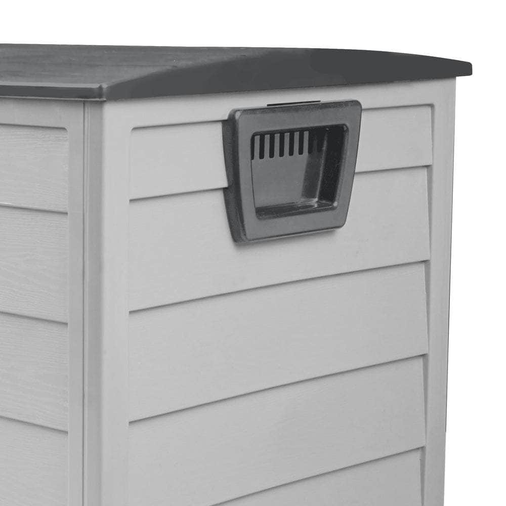 Outdoor Storage Box Cabinet Container Garden Chest Deck Tool Lockable 290L