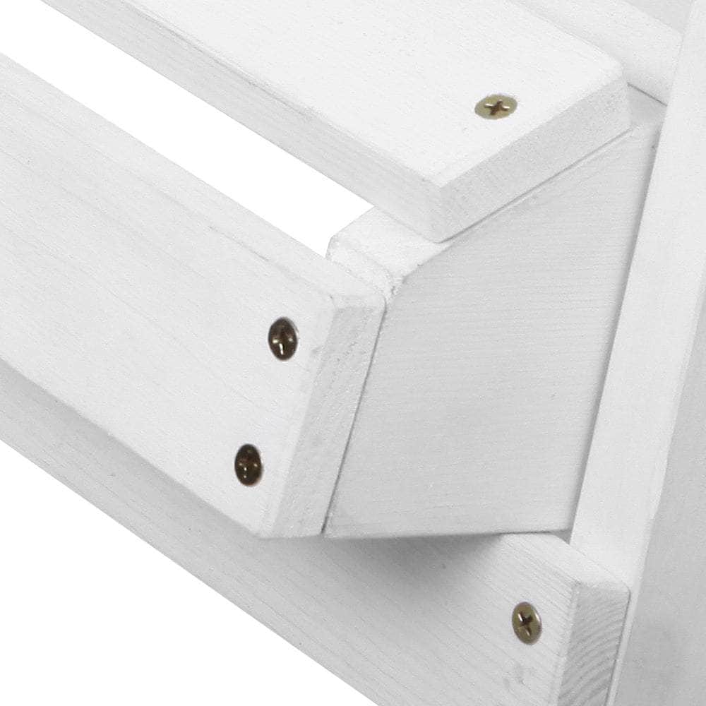 Outdoor Sun Lounge Beach Chairs Table Setting Wooden Patio Chair with Gardeon Adirondack - photo 16