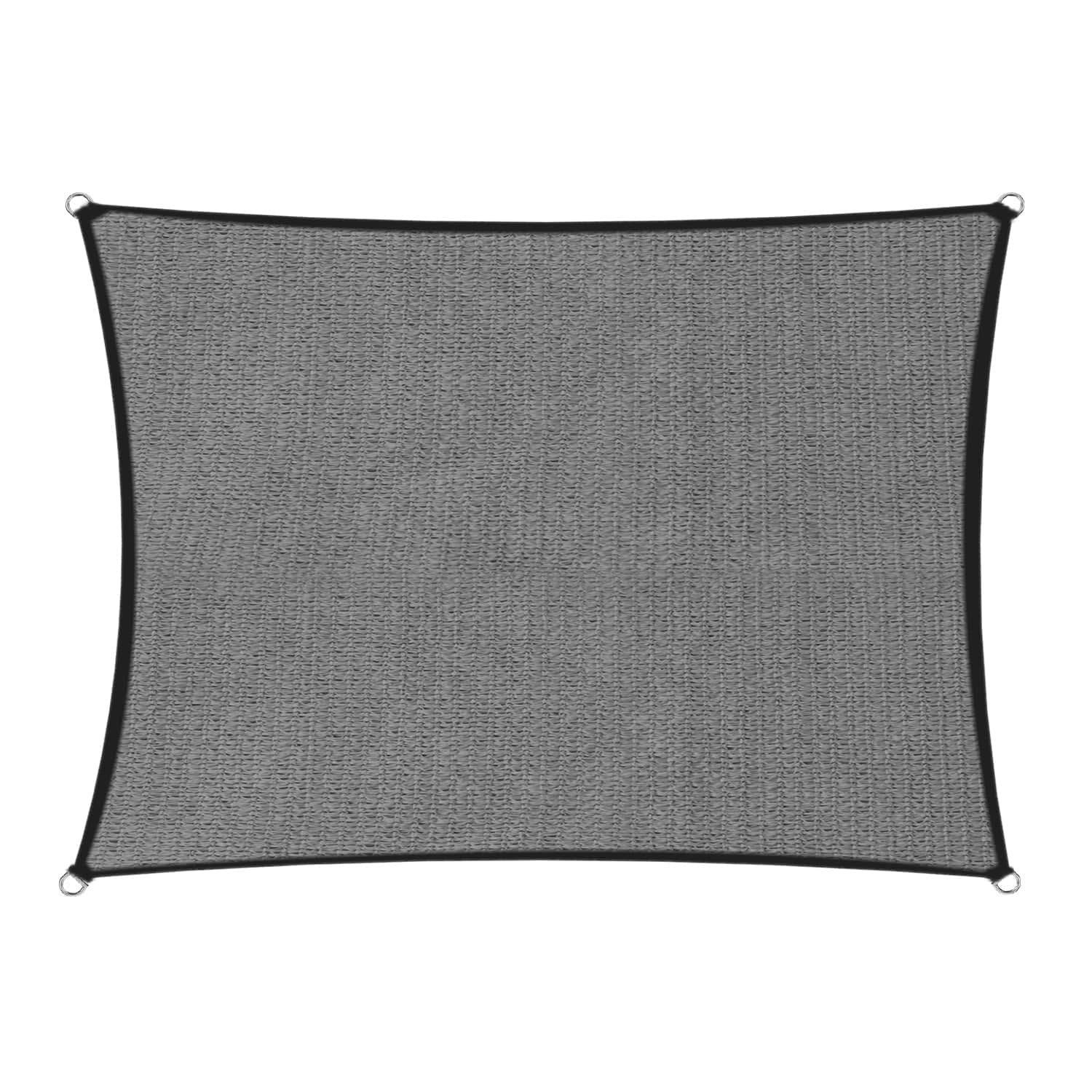 Outdoor Sun Shade Sail Canopy 280GSM Grey 4x6m Patio Backyard Cover