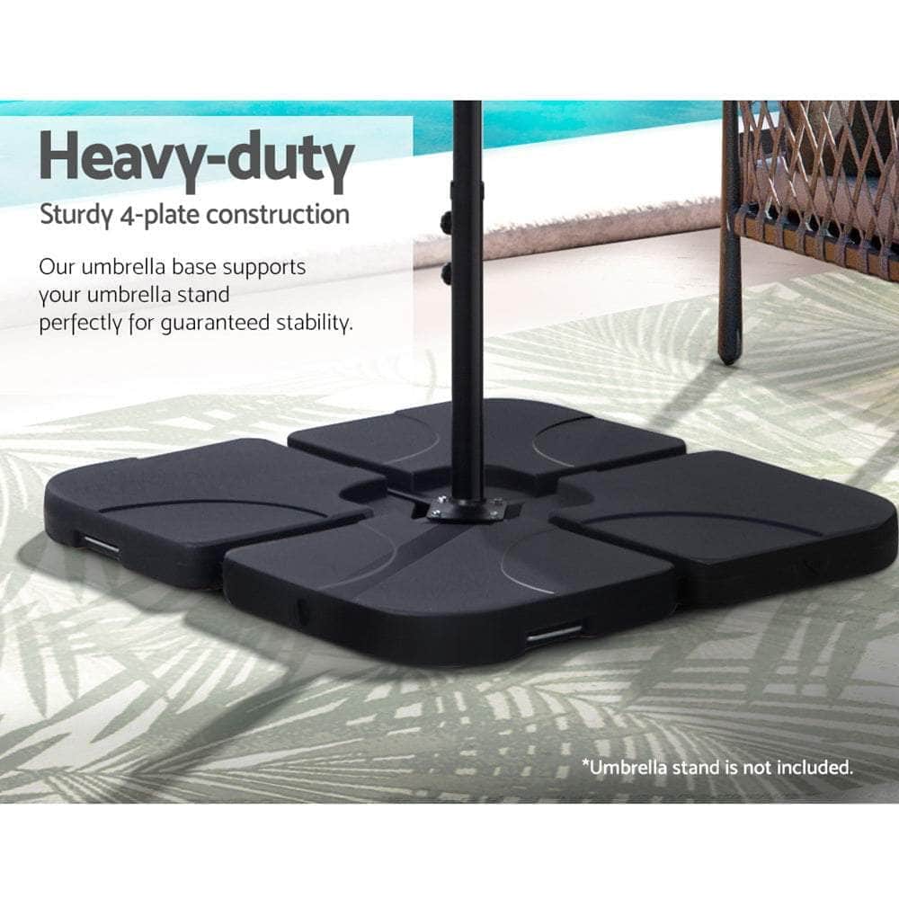 Outdoor Umbrella Base Stand Sand/Water Pod Cantilever Beach Patio 50Cm