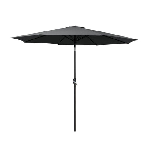 Outdoor Umbrella Umbrellas Beach Garden Tilt Sun Patio Deck Pole 2.7M