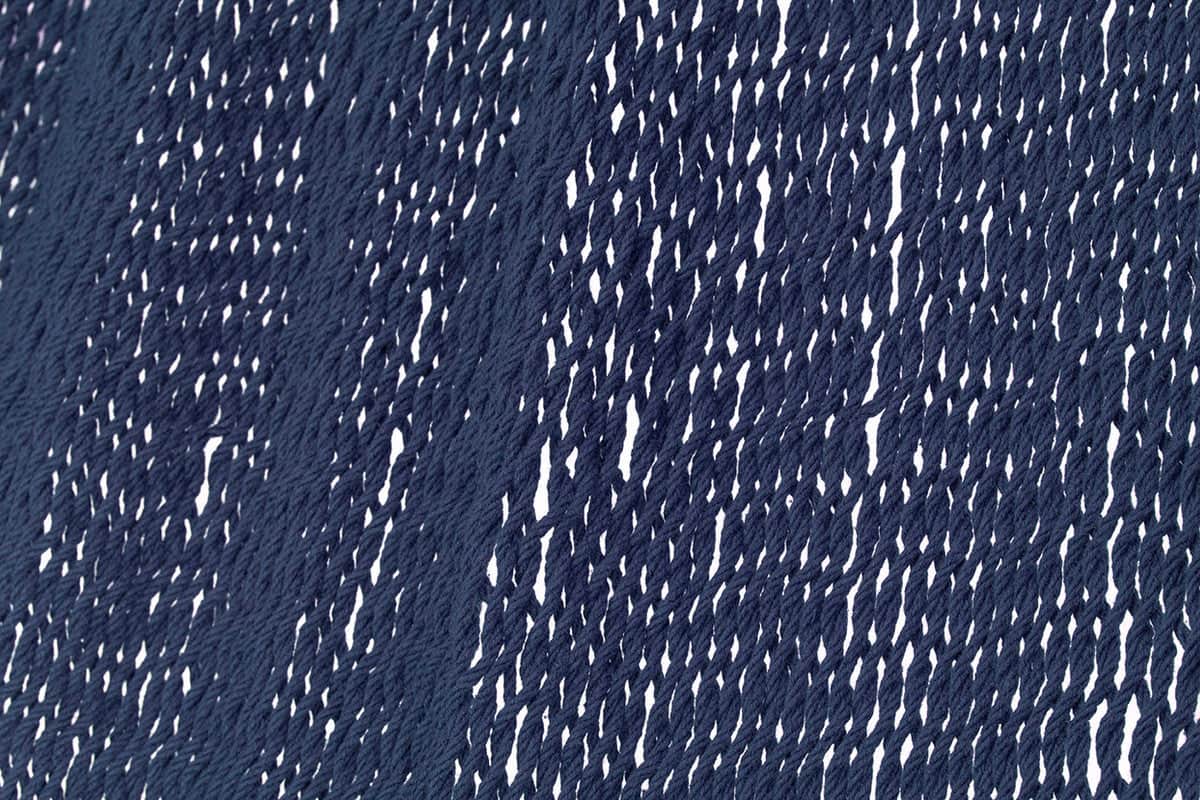 Outdoor Undercover Cotton Hammock With Tassels King Size Blue