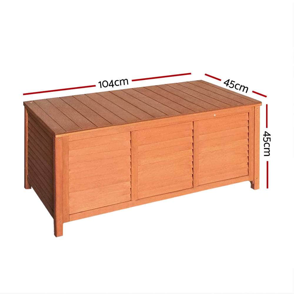 Outoor Fir Wooden Storage Bench