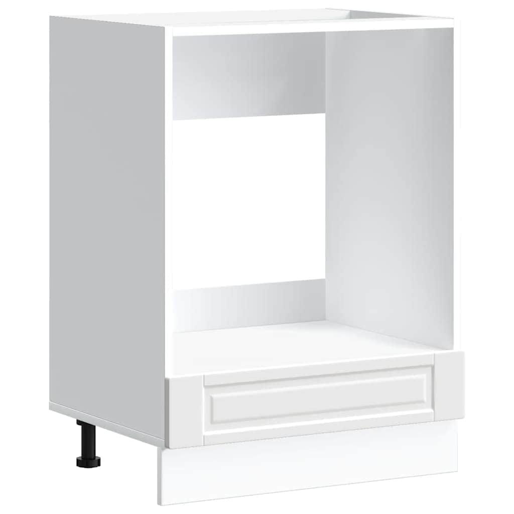 White colour - Oven Cabinet Porto White Engineered Wood