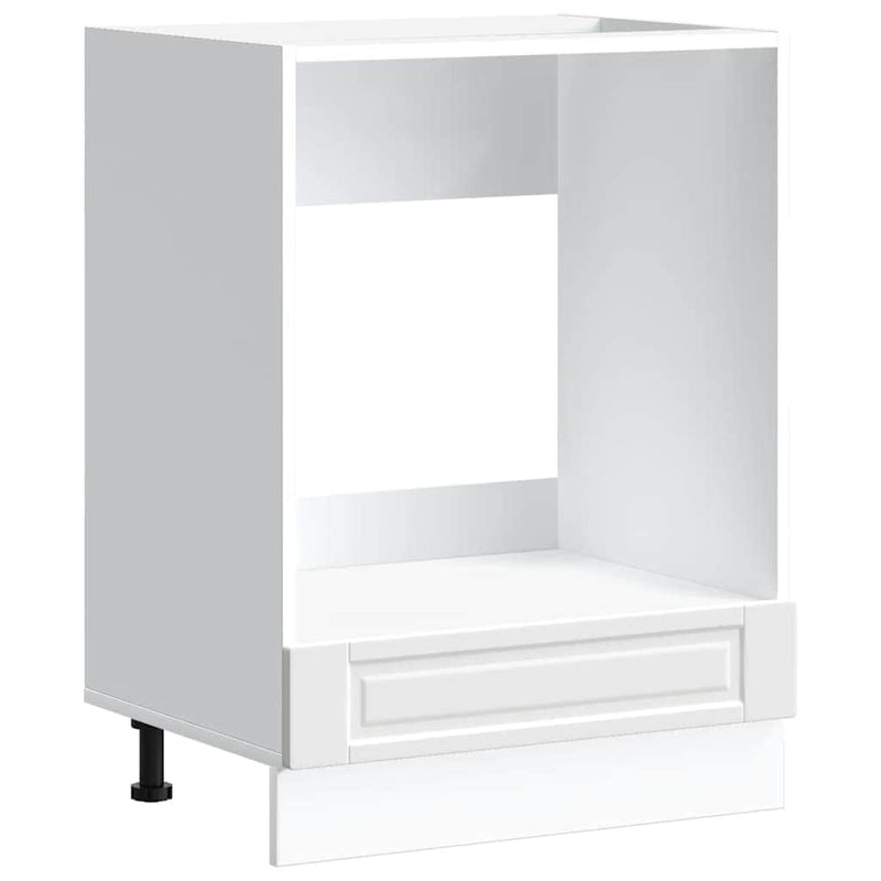 White colour - Oven Cabinet Porto White Engineered Wood