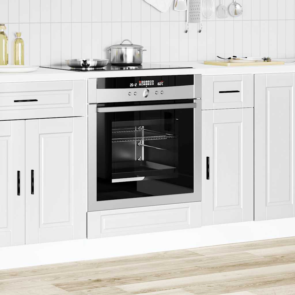 Oven Cabinet Porto White Engineered Wood | Wood finish