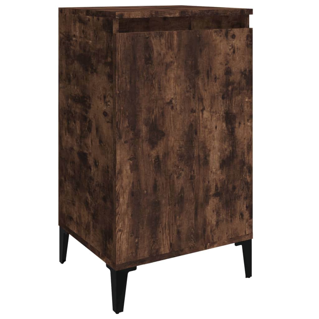 Pair of Tranquil Nights: White Engineered Wood Bedside Cabinets (Set of 2)