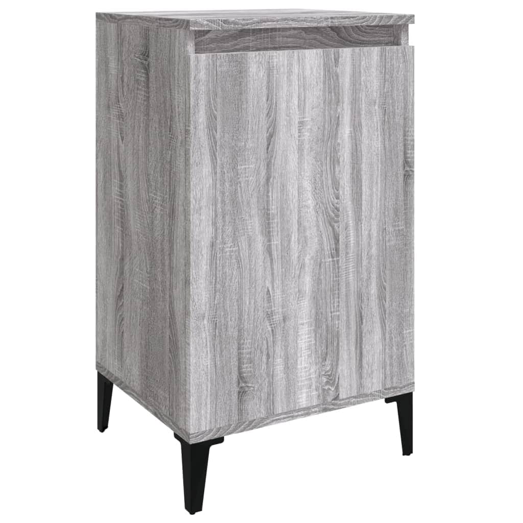 Pair of Tranquil Nights: White Engineered Wood Bedside Cabinets (Set of 2)