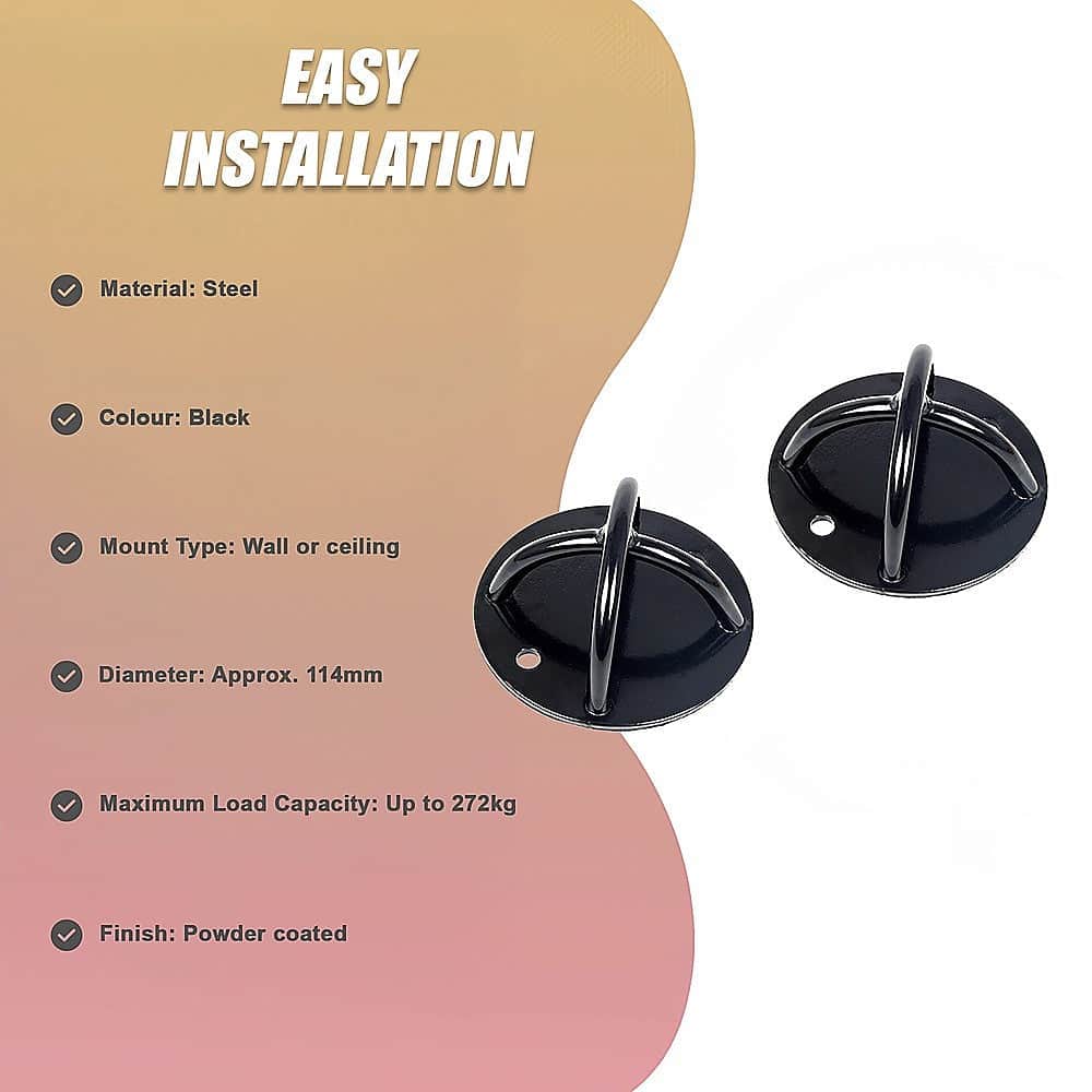 Pair Of Wall Cross Anchor Mounts