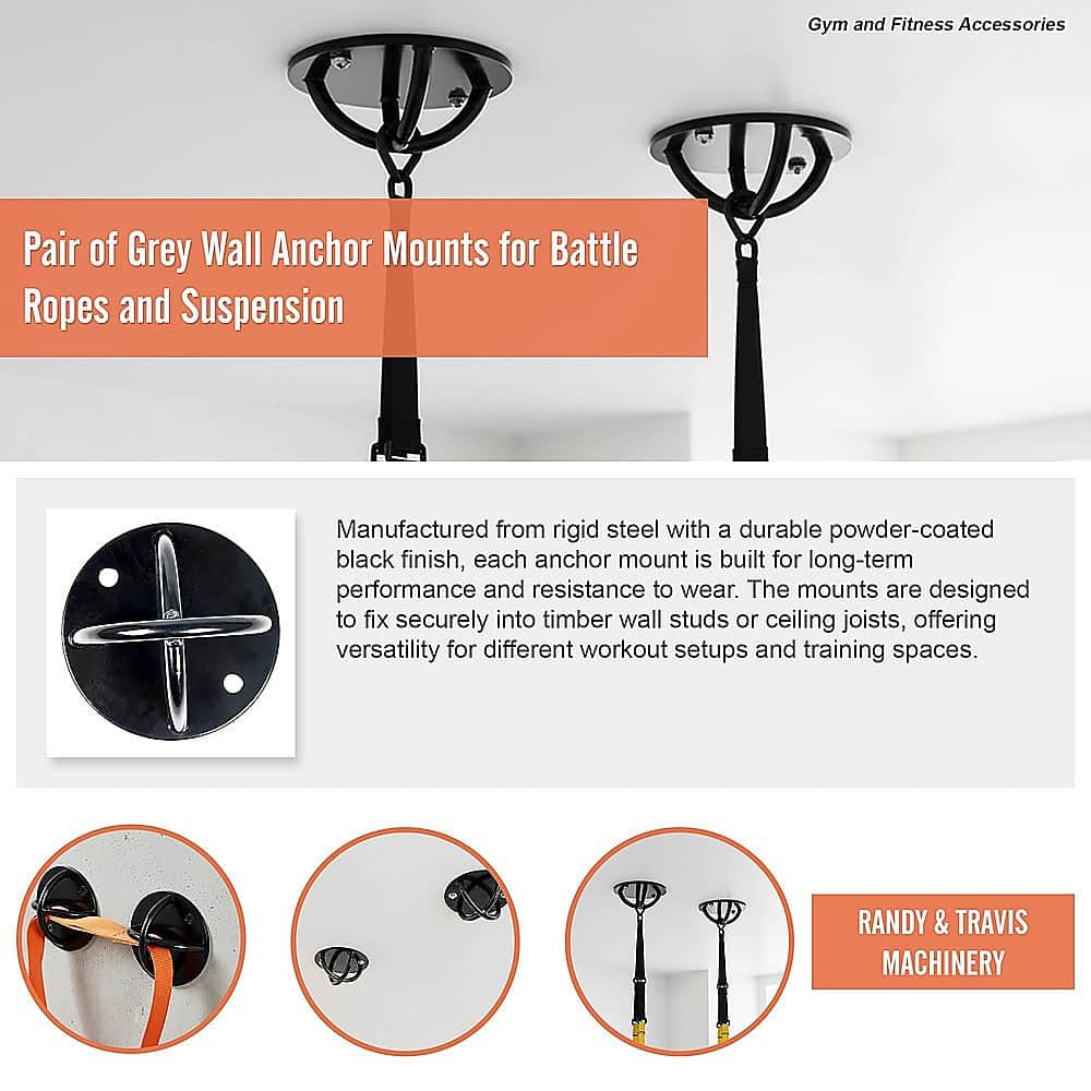 Pair Of Wall Cross Anchor Mounts