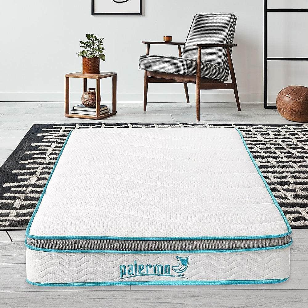 Palermo King Single 20Cm Memory Foam And Innerspring Hybrid Mattress
