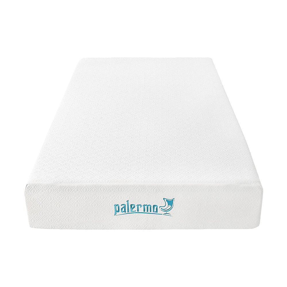 Palermo King Single 25Cm Gel Memory Foam Mattress - Dual-Layered - Certipur-Us Certified
