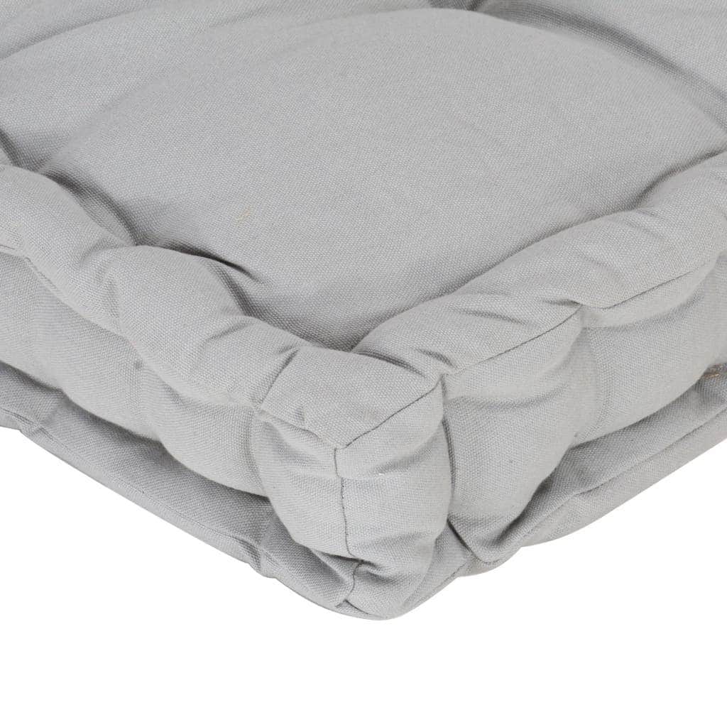 Pallet Floor Cushion Cotton Grey | Grey colour