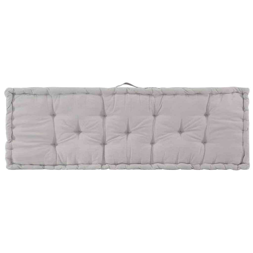 Pallet Floor Cushion Cotton Grey | Chair & Sofa Cushions