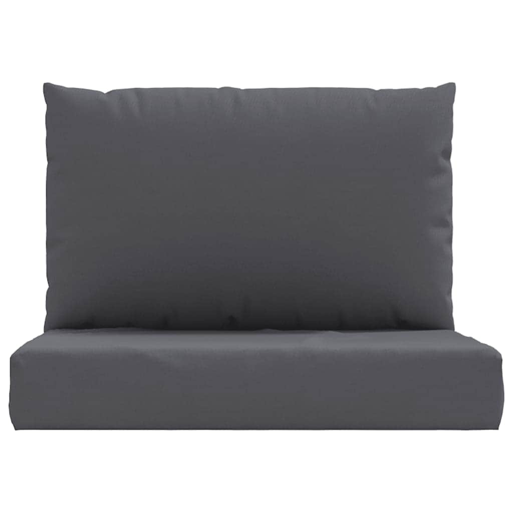 Pallet Sofa Cushions 2 pcs Anthracite Fabric