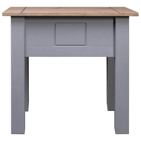 Panama Range Grey Pine Wood Side Table 50.5cm Modern Furniture