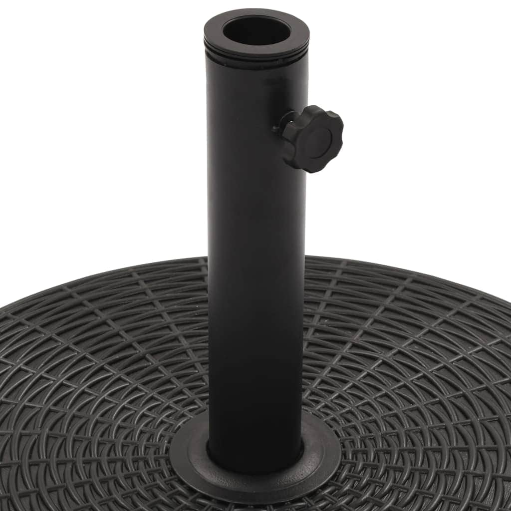 Parasol Base Black Round 25 kg