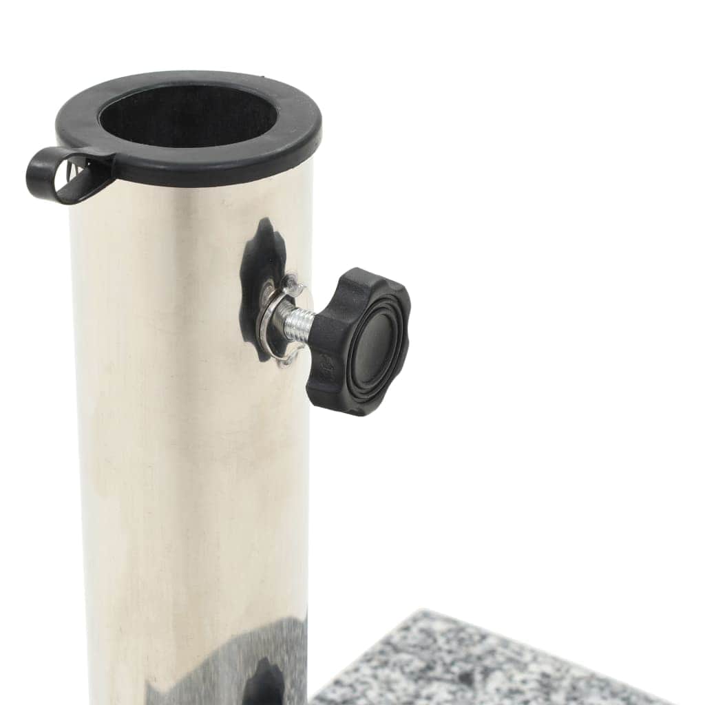 Parasol Base Granite 10 kg Curved Grey - Simple deals