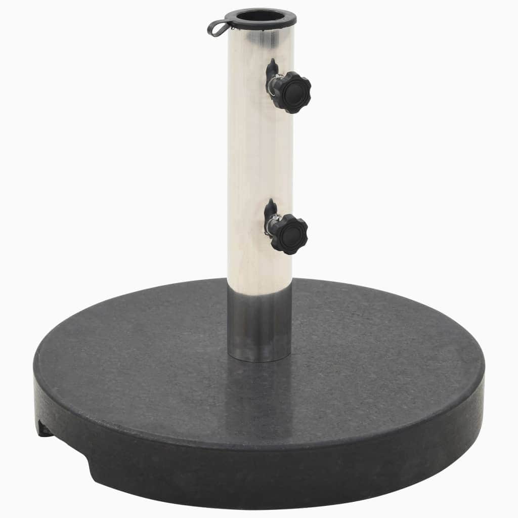 Parasol Base Granite 20 kg Round Black - Simple deals