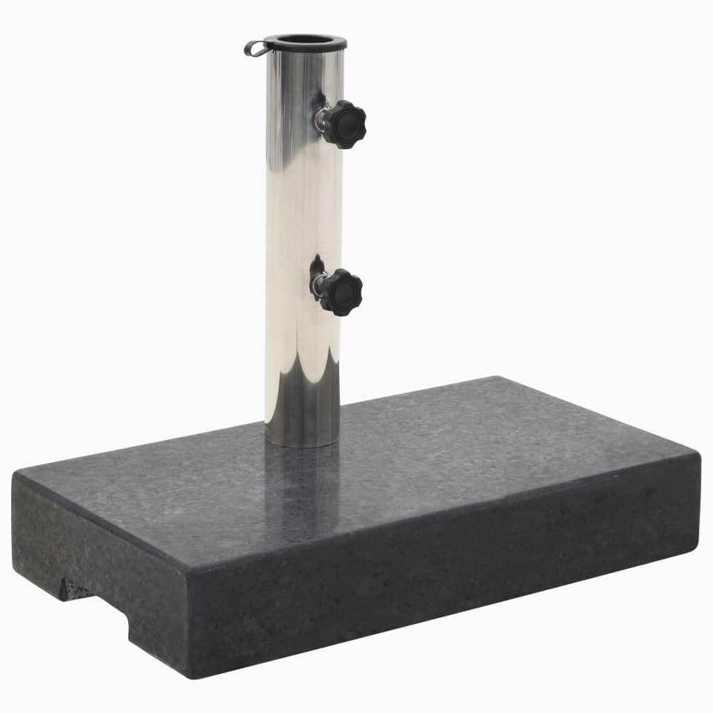 Parasol Base Granite 25 kg Rectangular Black - Simple deals