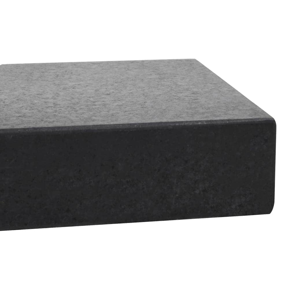 Parasol Base Granite 25 kg Rectangular Black - Simple deals