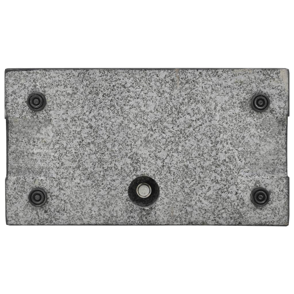 Parasol Base Granite 25 kg Rectangular Black - Simple deals