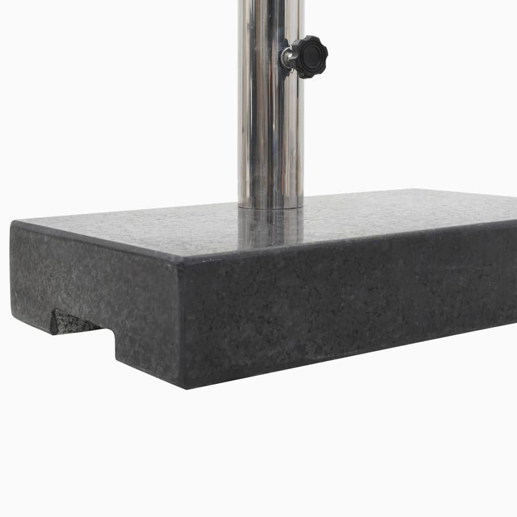 Parasol Base Granite 25 kg Rectangular Black - Simple deals