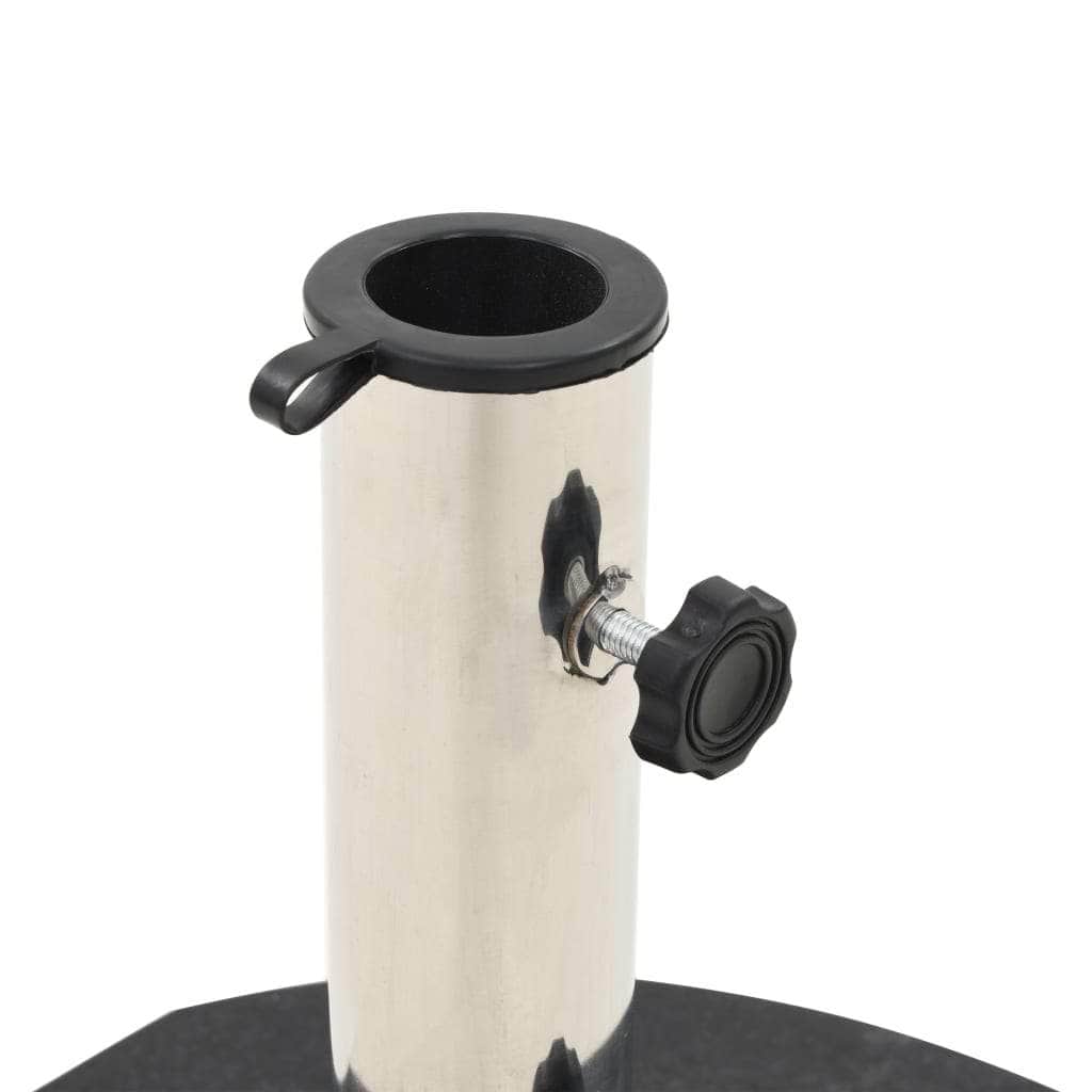 Parasol Base Granite 30 kg Round Black - Simple deals